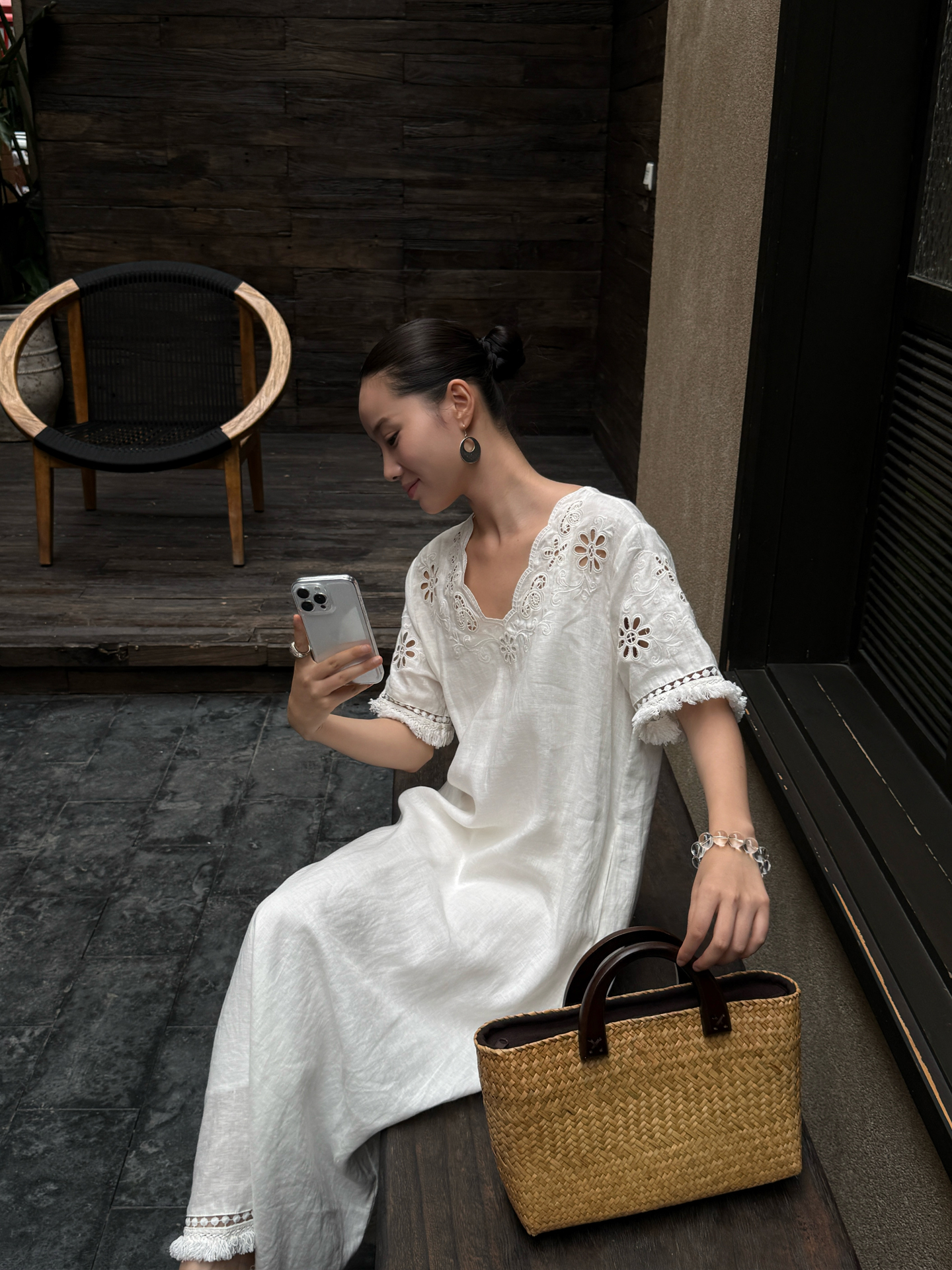 Elegant Simple Style Holiday C - Linen Dress Wrap recensione e prezzo
