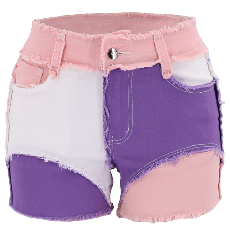 Fashion Mid-Waist Slim Fit Tor - Shorts Denim Frayed recensione e prezzo