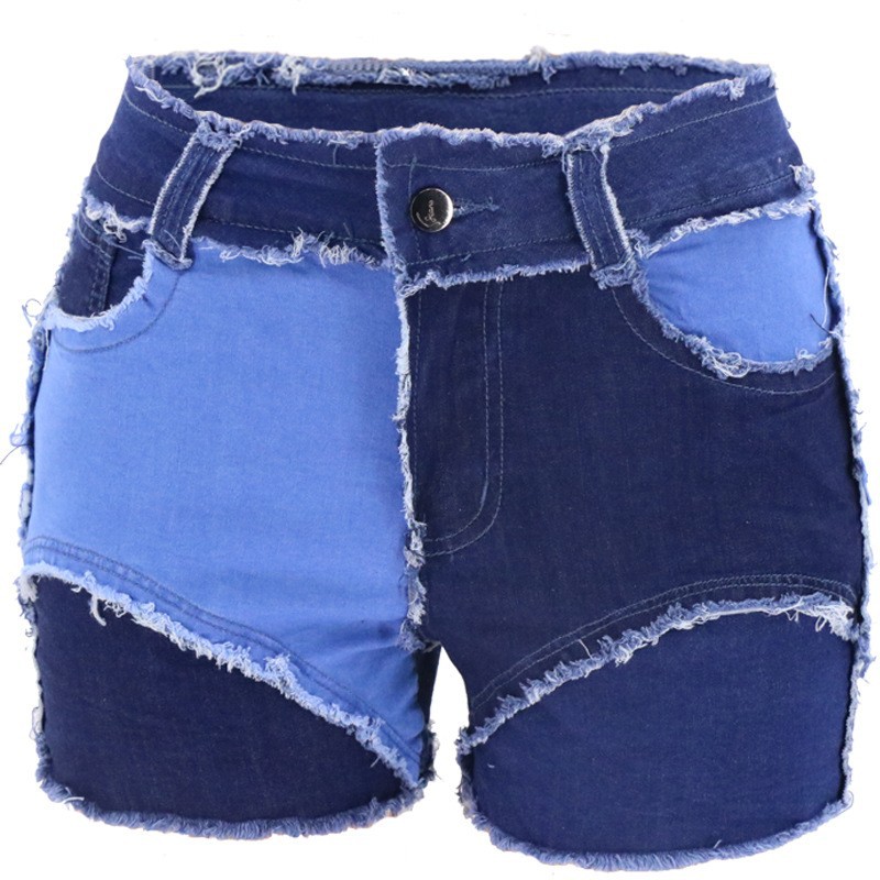 Fashion Mid-Waist Slim Fit Tor - Shorts Denim Frayed recensione e prezzo