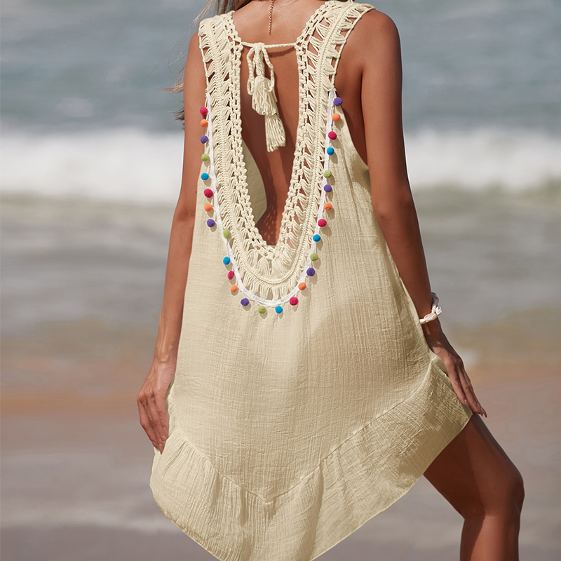 Women V-Neck Backless Hollow O - Cover Up Kaftan recensione e prezzo