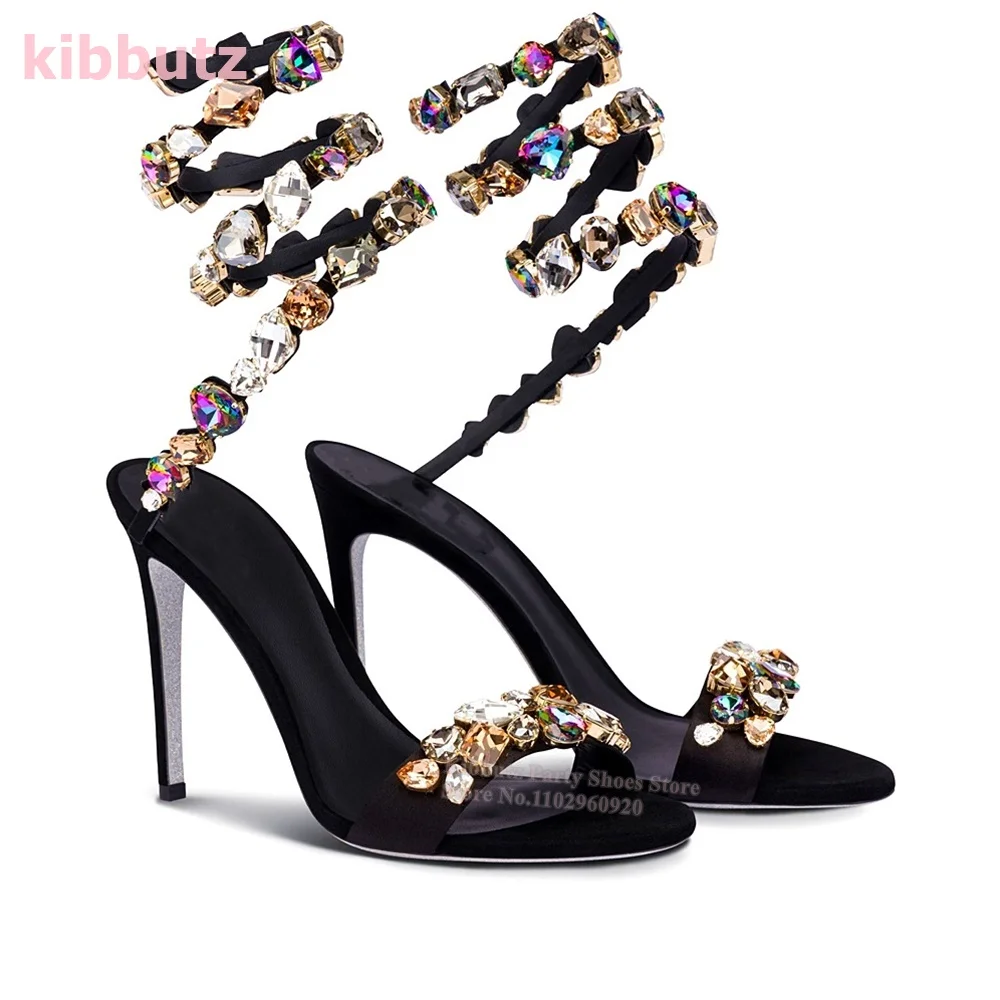 Crystal Ankle Strap Sandal Rhi - Sandal Strappy Heeled recensione e prezzo