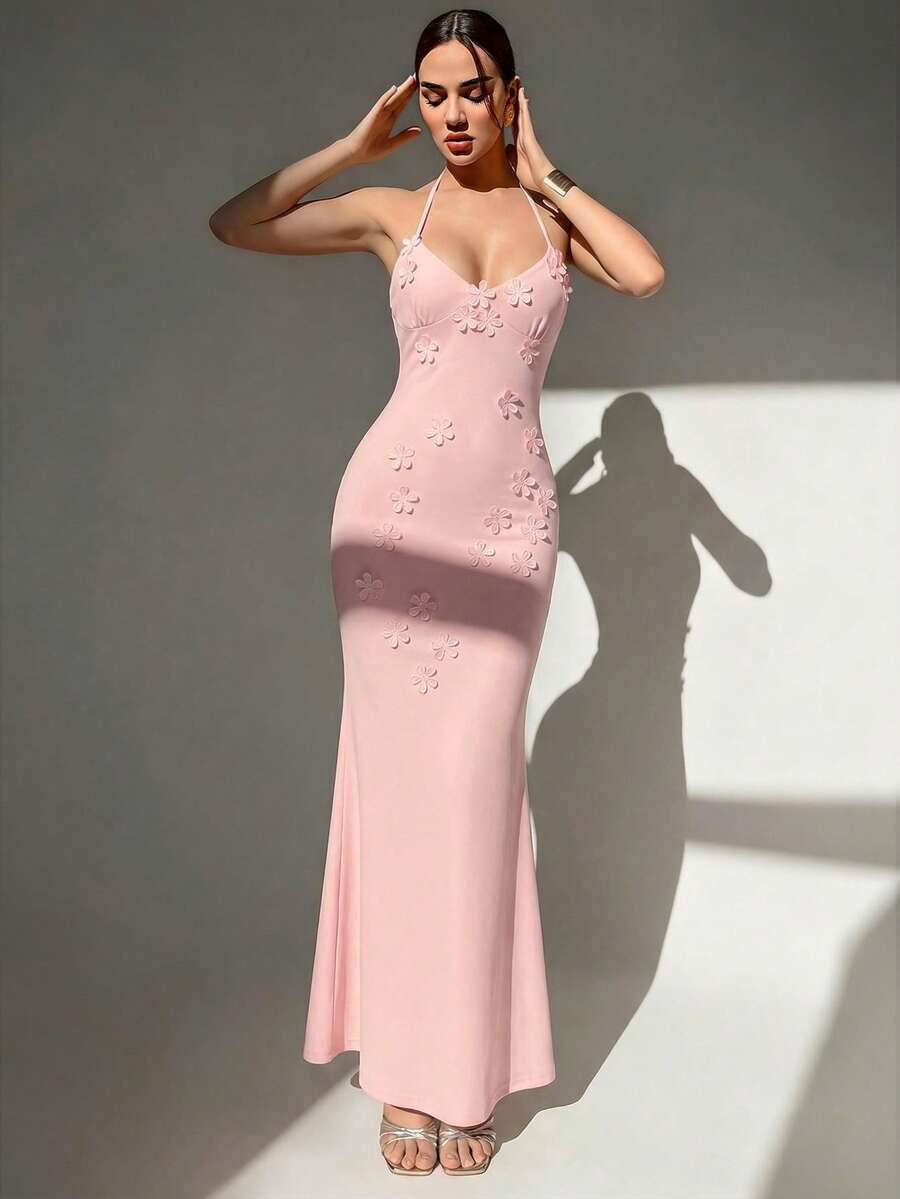 Womens Sexy Y2K Micro Cup Fron - Maxi Dress Halter recensione e prezzo