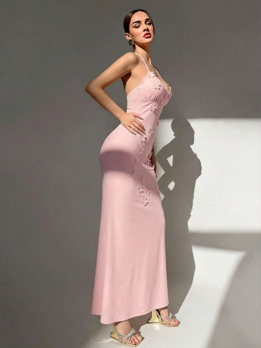 Womens Sexy Y2K Micro Cup Fron - Maxi Dress Halter recensione e prezzo