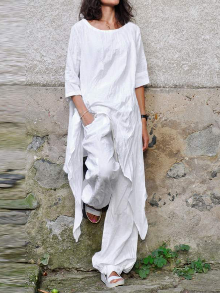 2024 Summer New Fashion Casual - Linen Pant Wide recensione e prezzo