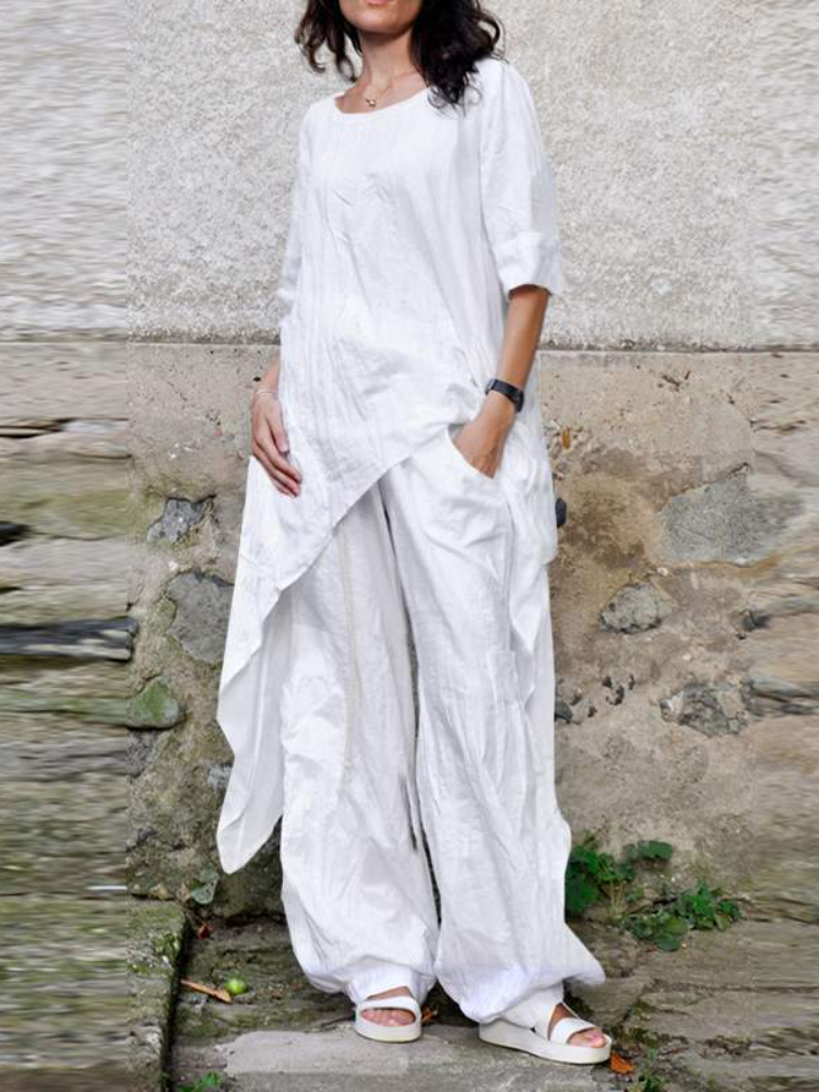 2024 Summer New Fashion Casual - Linen Pant Wide recensione e prezzo