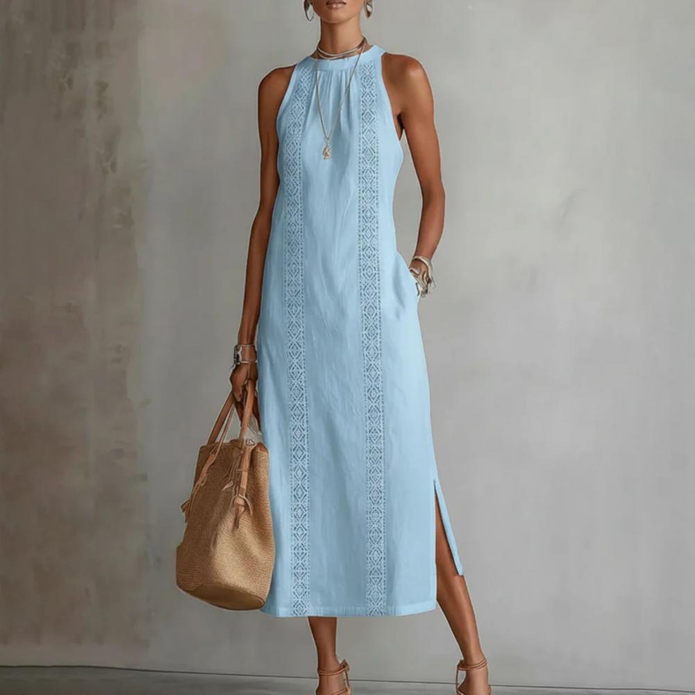 2026 Summer Dress for Women Sl - Linen Dress Wrap recensione e prezzo