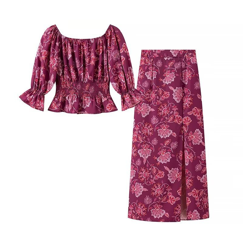 Women's Fashion Printed Off-Sh - Blouse Off Shoulder recensione e prezzo