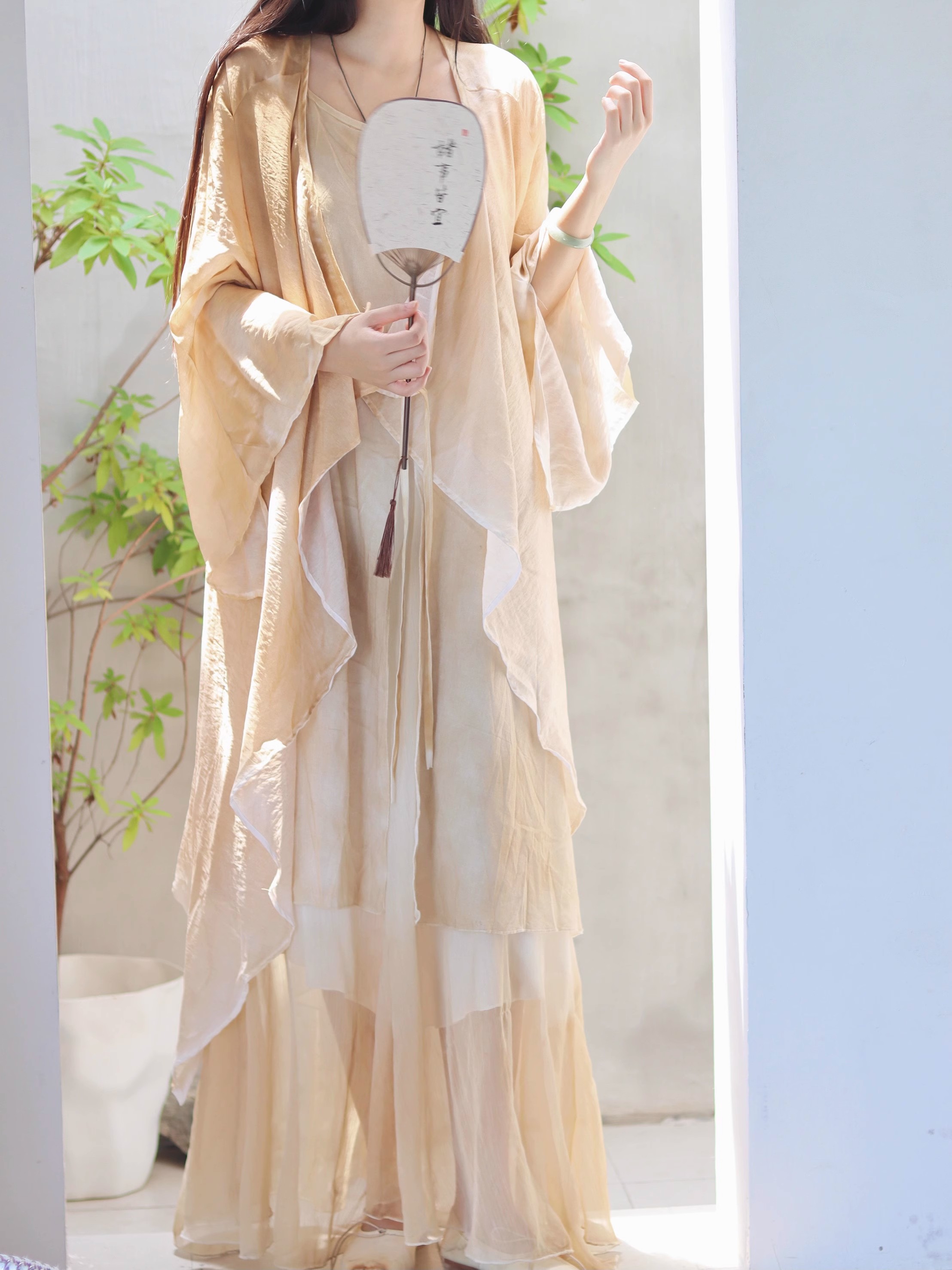 New Chinese Style Cotton Linen - Linen Dress Wrap recensione e prezzo