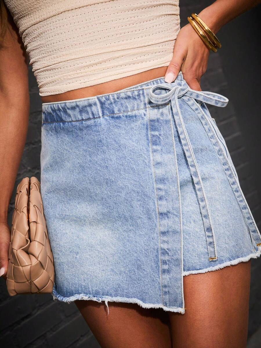 Womens Summer Retro Casual Dis - Shorts Denim Frayed recensione e prezzo