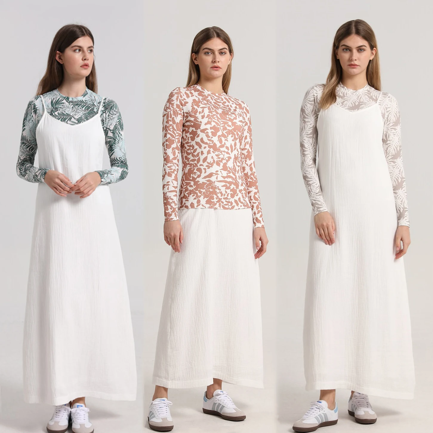 AP Printing Tee Stretchy  Moda - Linen Dress Wrap recensione e prezzo