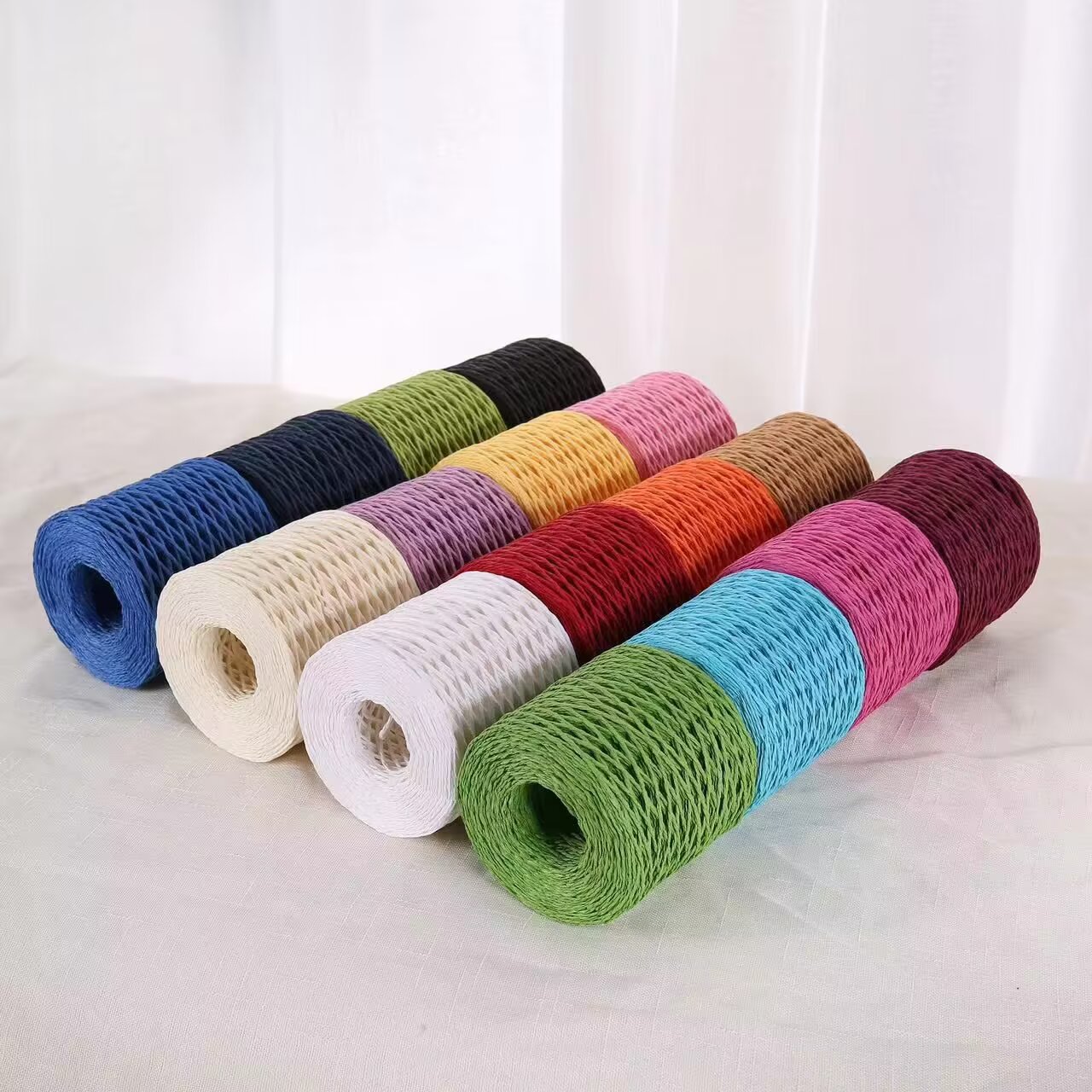 190g Raffia Yarn, Straw Paper  - Crochet Bag Raffia recensione e prezzo