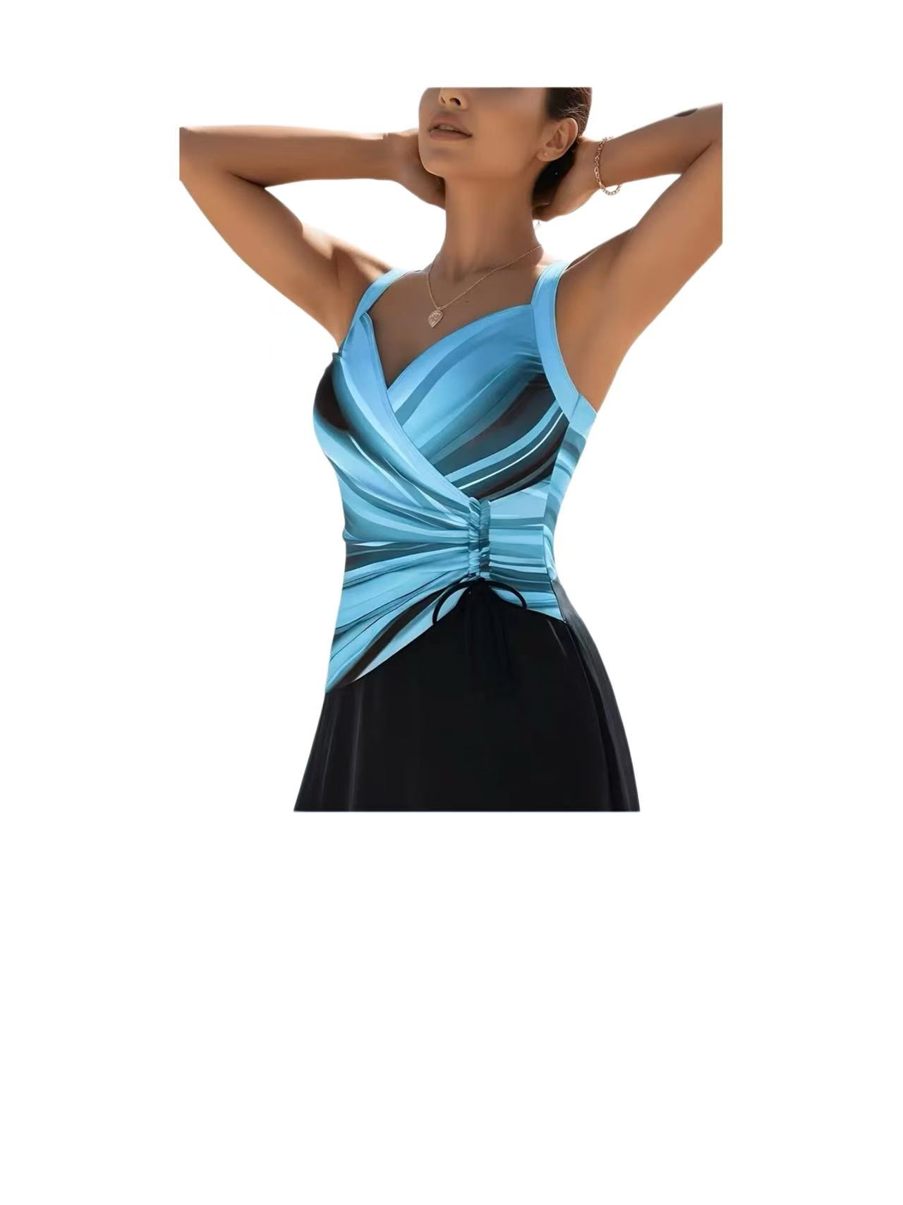 Women Swimdress One Piece Swim - Swimsuit Bikini Ruched recensione e prezzo