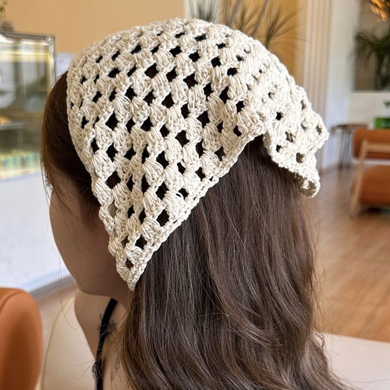 Crochet Triangle Hair Scarf Ho - Headband Summer Knit recensione e prezzo