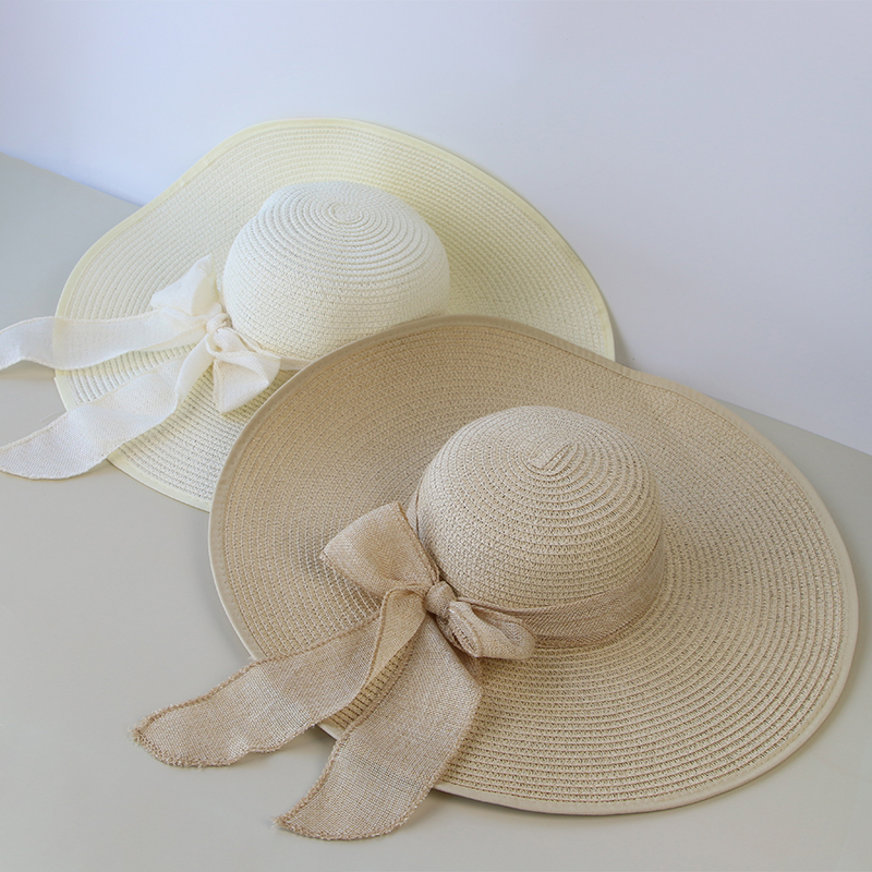 Summer Women Straw Hat Bowknot - Hat Floppy Wide recensione e prezzo