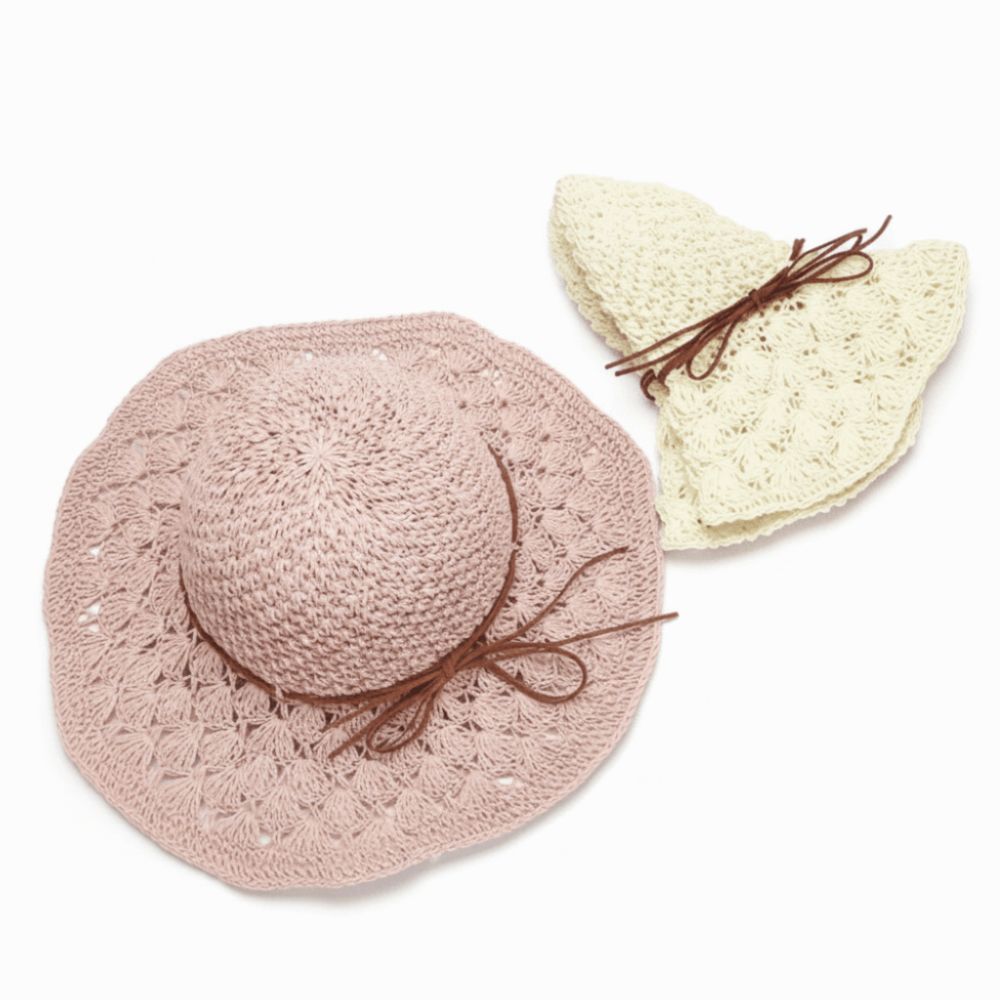 Handwoven Crochet Straw Hat Fo - Hat Floppy Wide recensione e prezzo