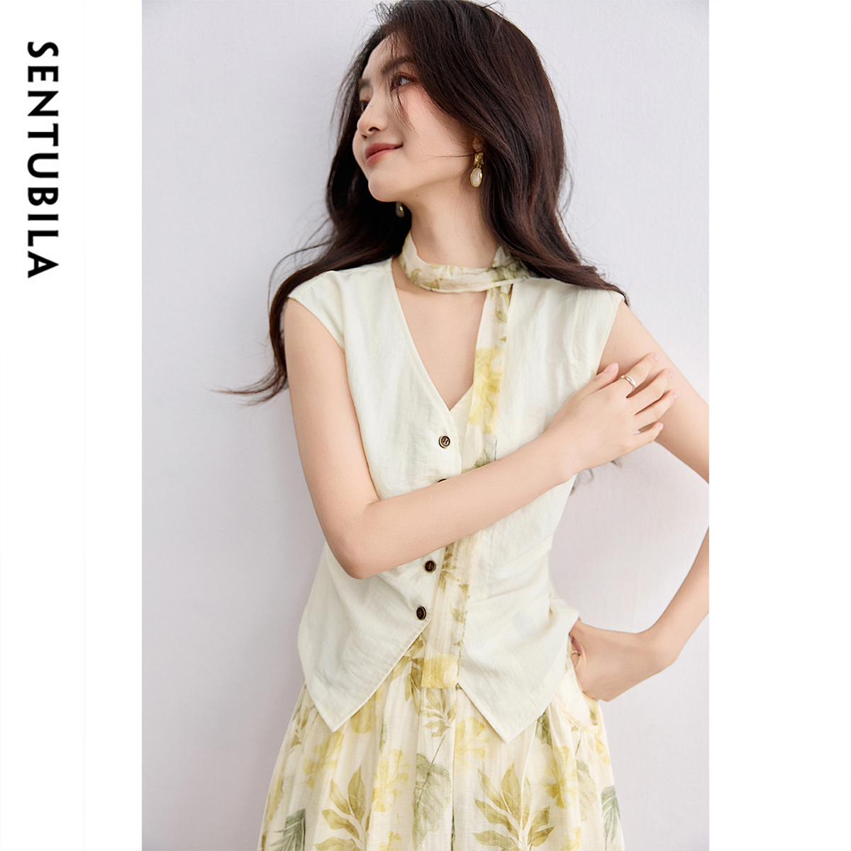 SENTUBILA Elegant Skirt Holida - Midi Skirt Floral recensione e prezzo