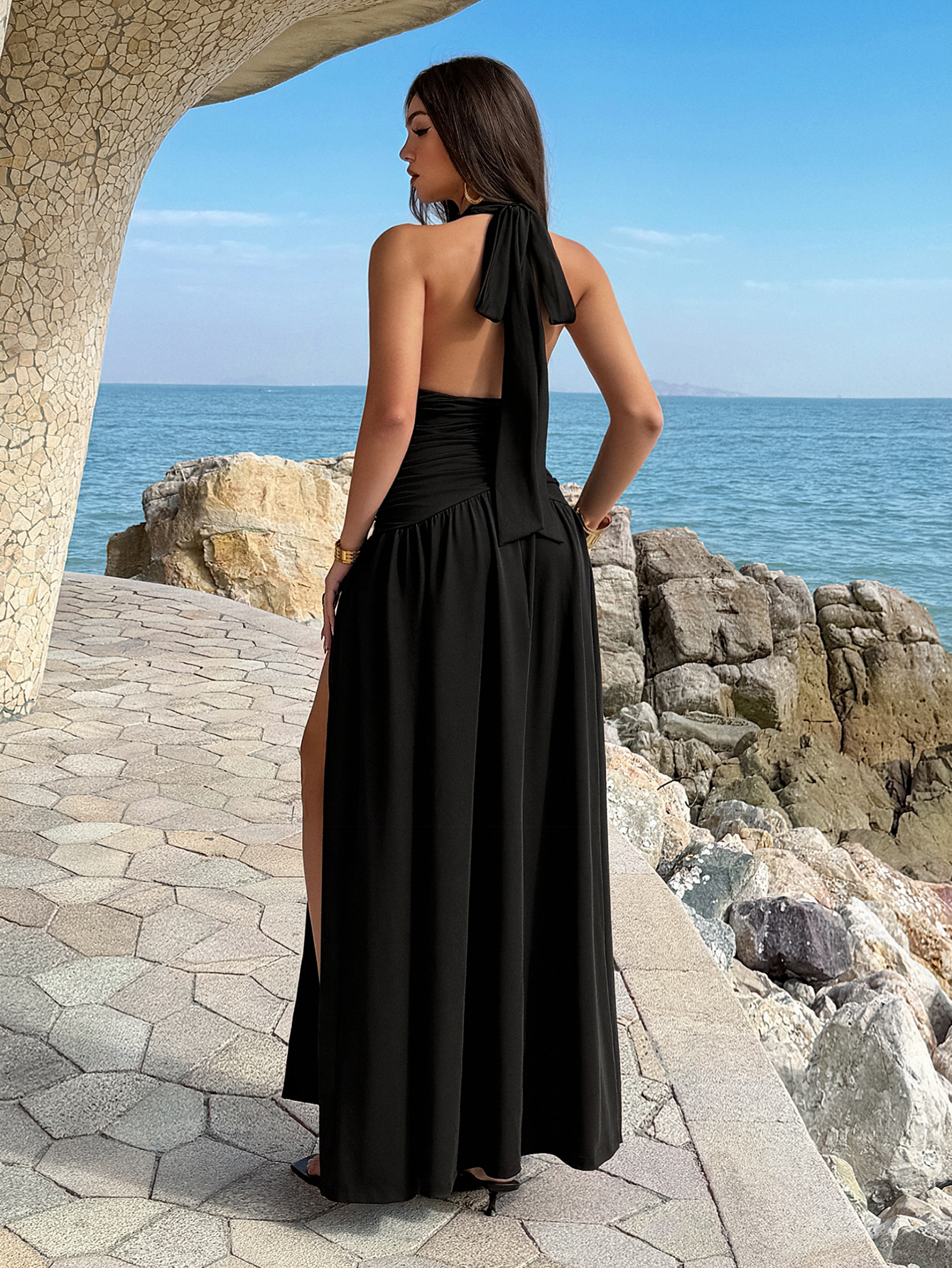 Women's Dress 2 Colors Halter  - Maxi Dress Halter recensione e prezzo