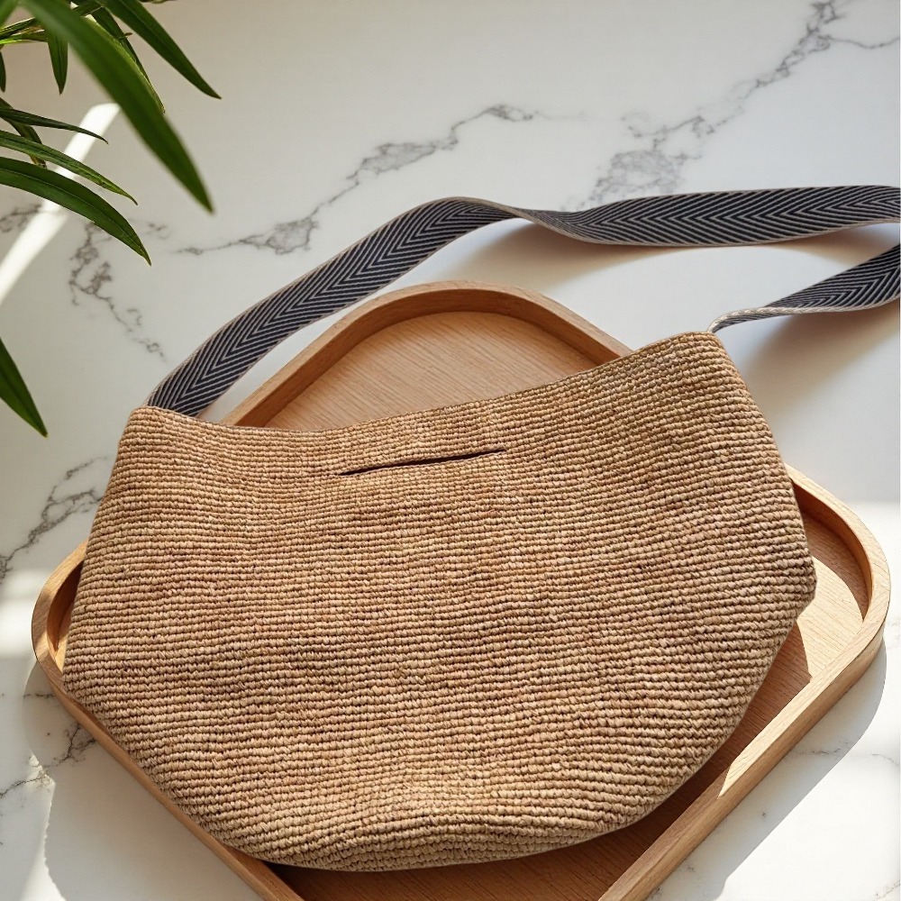 New Raffia Rainbow Bucket Bag  - Crochet Bag Raffia recensione e prezzo