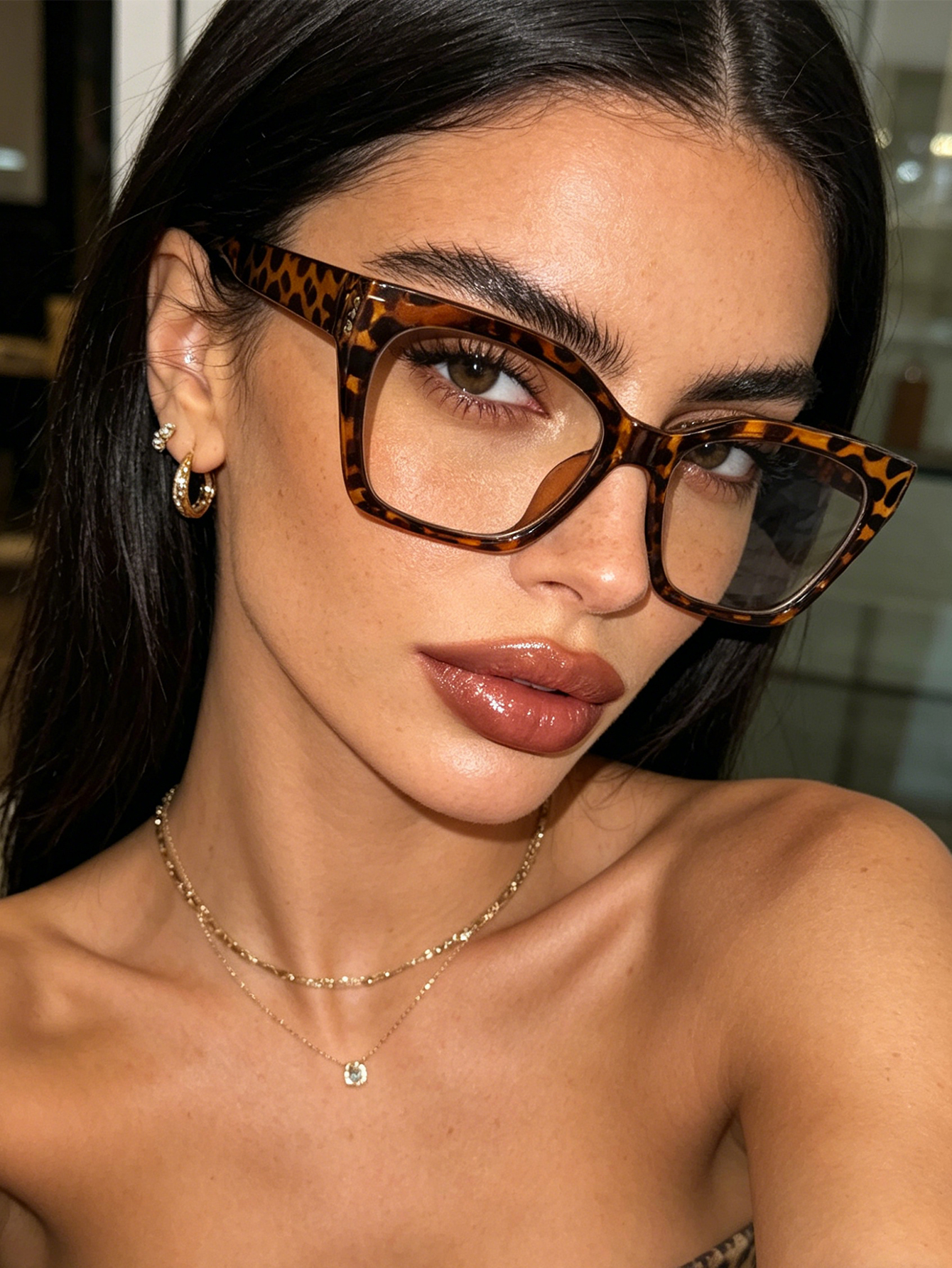 1Pc High-End Leopard Print Cat - Sunglasses Cat Eye recensione e prezzo