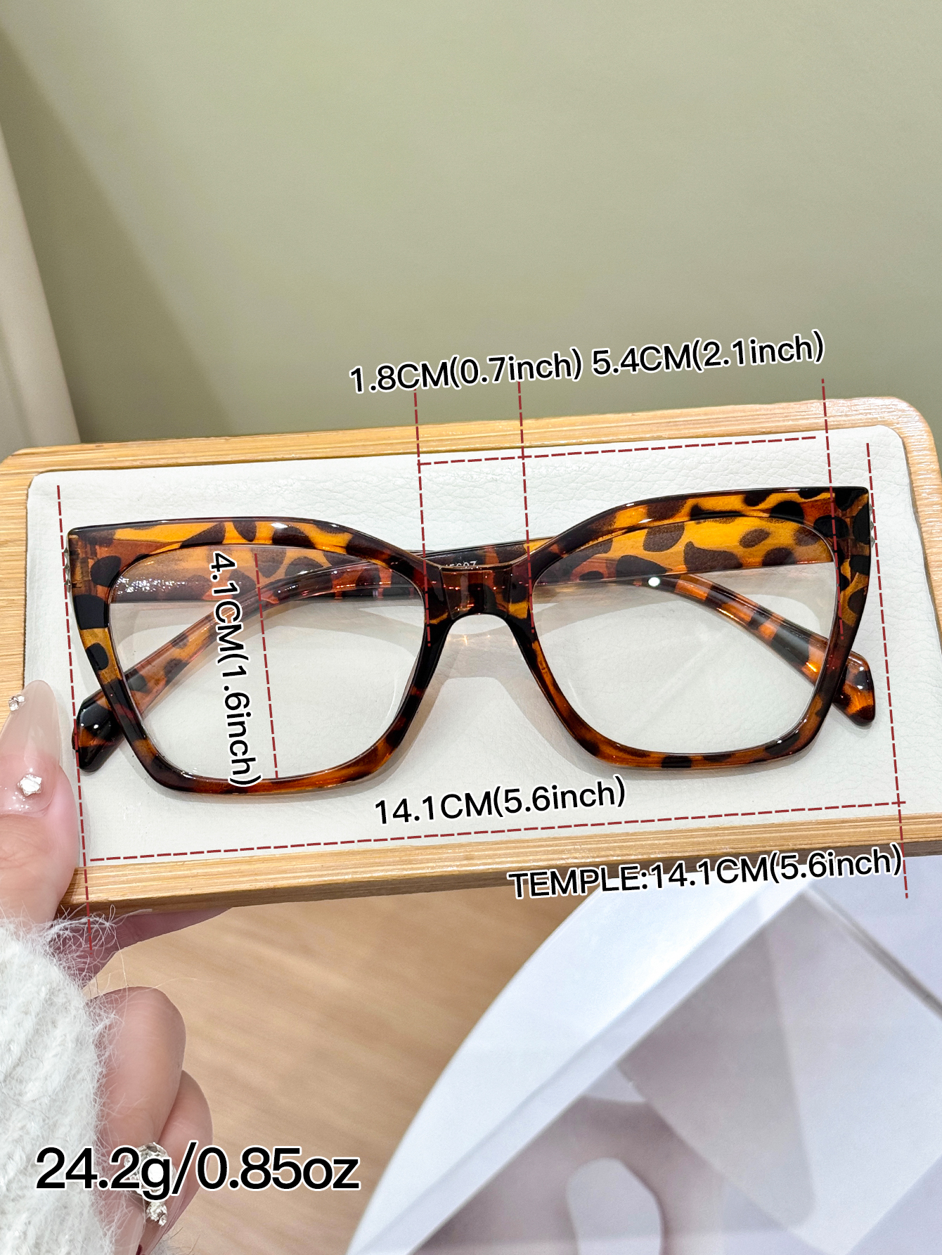 1Pc High-End Leopard Print Cat - Sunglasses Cat Eye recensione e prezzo