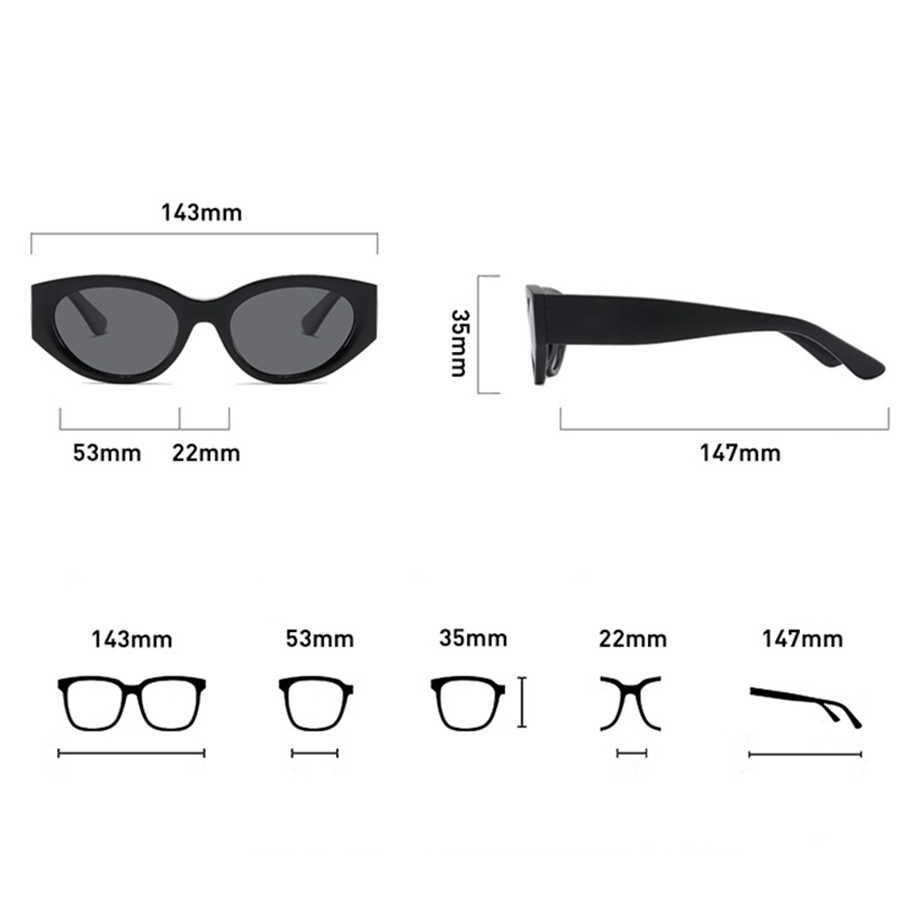 Women Men Classic Cat-Eye Pola - Sunglasses Cat Eye recensione e prezzo