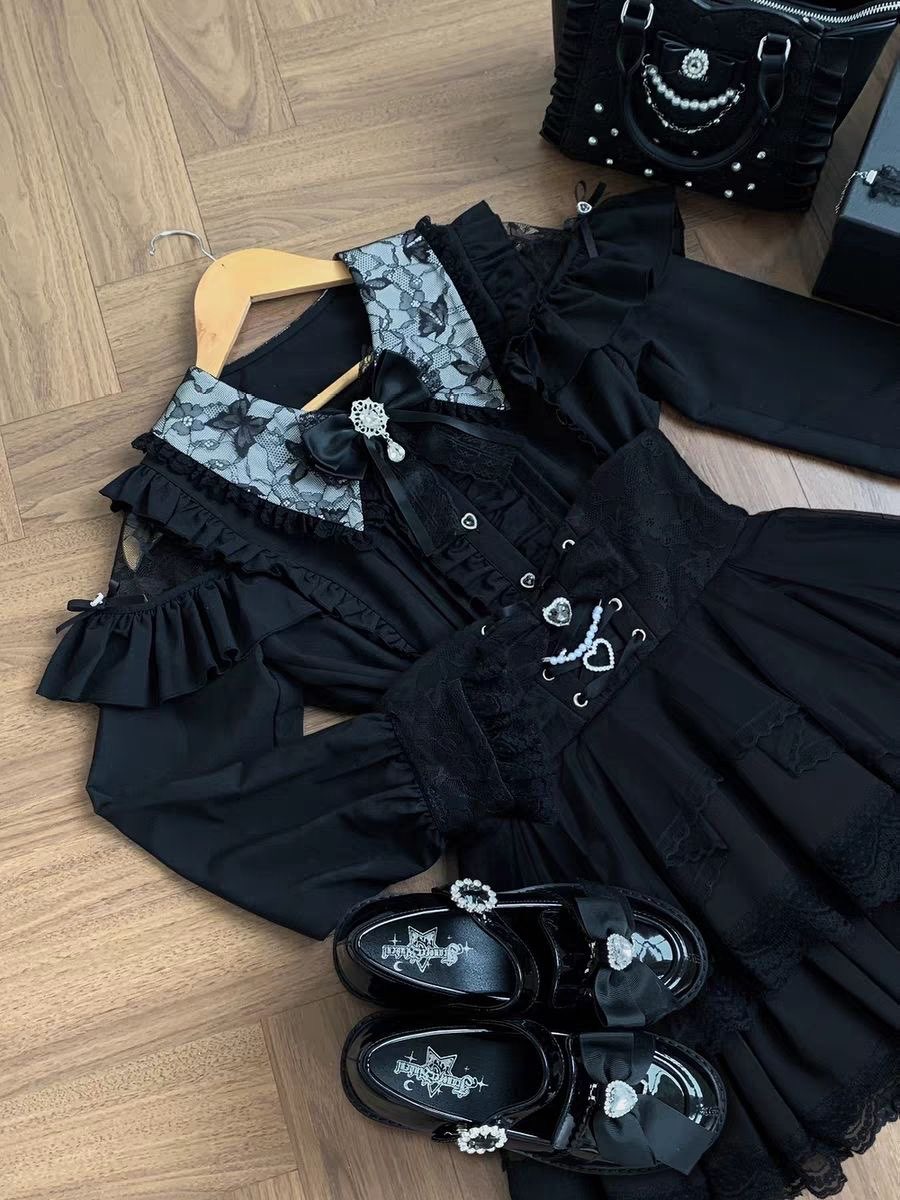 Harajuku Kawaii Skirt Sets Wom - Blouse Off Shoulder recensione e prezzo