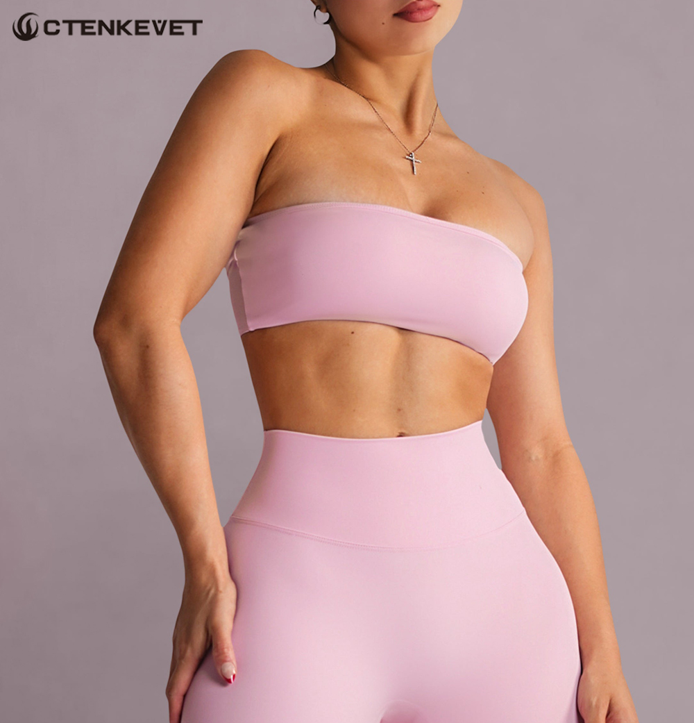 Strapless Sports Bra Gym Crop  - Crop Top Crochet recensione e prezzo