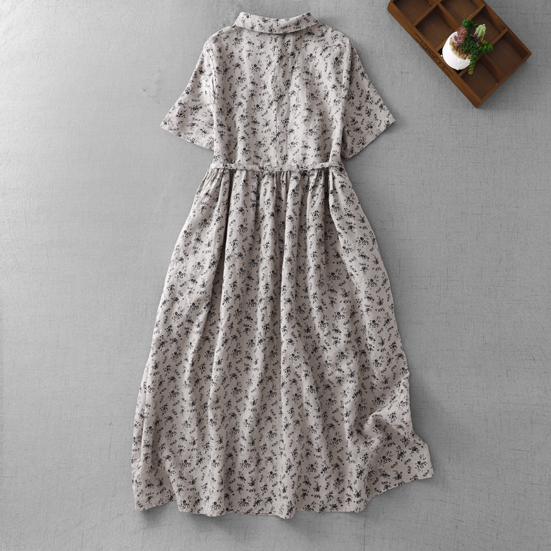 Summer Floral Cotton Linen Dr  - Midi Skirt Floral recensione e prezzo