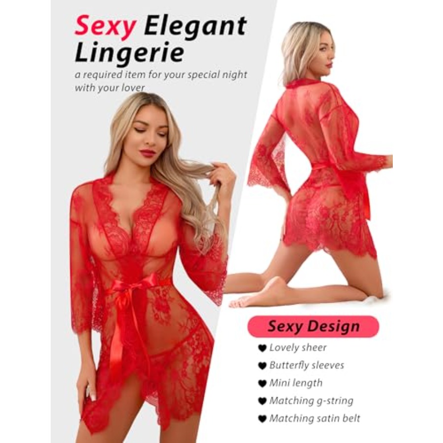 Narcisse Women's Floral Lace K - Kimono Sheer Floral recensione e prezzo