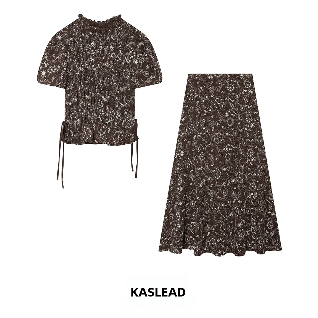 KASLEAD New Women's Fashion Em - Midi Skirt Floral recensione e prezzo