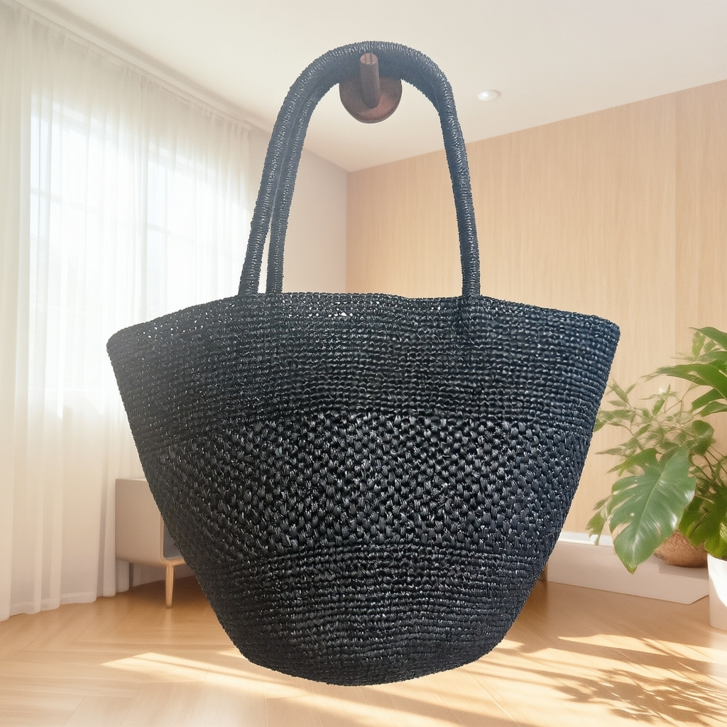 Large Capacity Raffia Straw Ba - Crochet Bag Raffia recensione e prezzo
