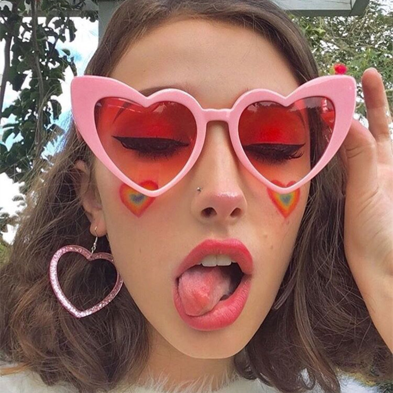 Love Heart Cat Eye Sunglasses  - Sunglasses Cat Eye recensione e prezzo