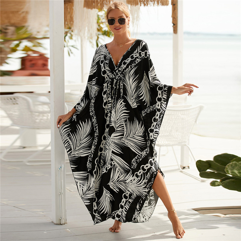 Women's Plus Size Animal Print - Cover Up Kaftan recensione e prezzo