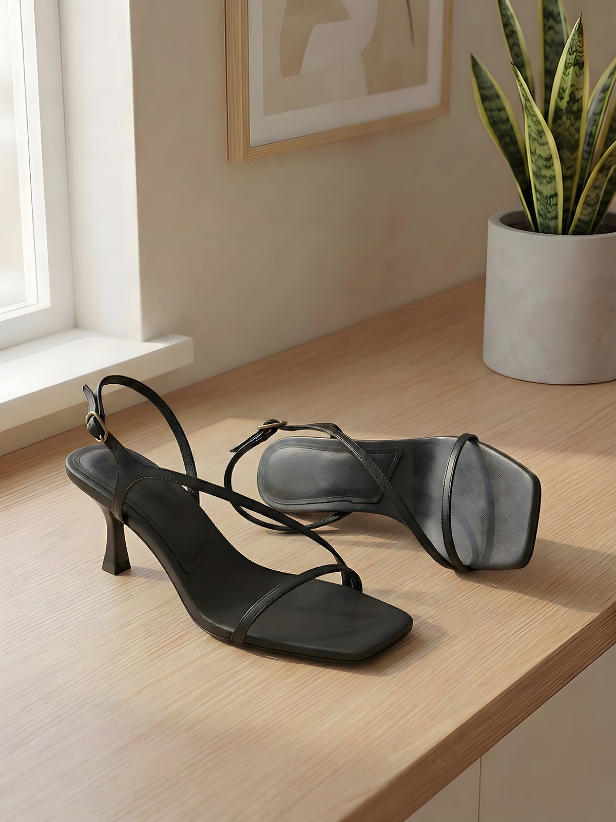 Elegant Genuine Leather Strapp - Sandal Strappy Heeled recensione e prezzo