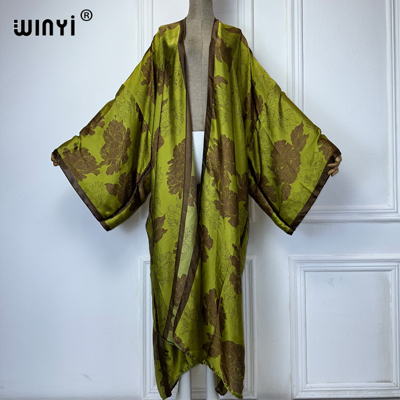 WINYI Africa boho print Kimono - Cover Up Kaftan recensione e prezzo