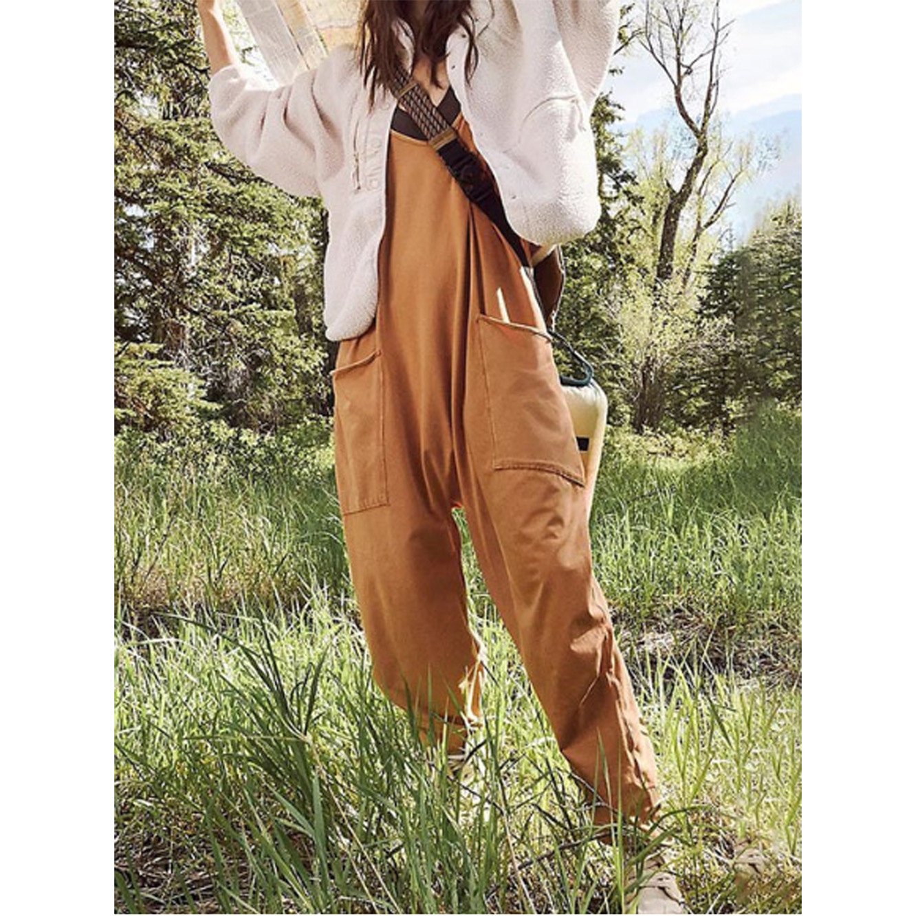 Loose Summer Jumpsuit Casual   - Jumpsuit Linen Relaxed recensione e prezzo