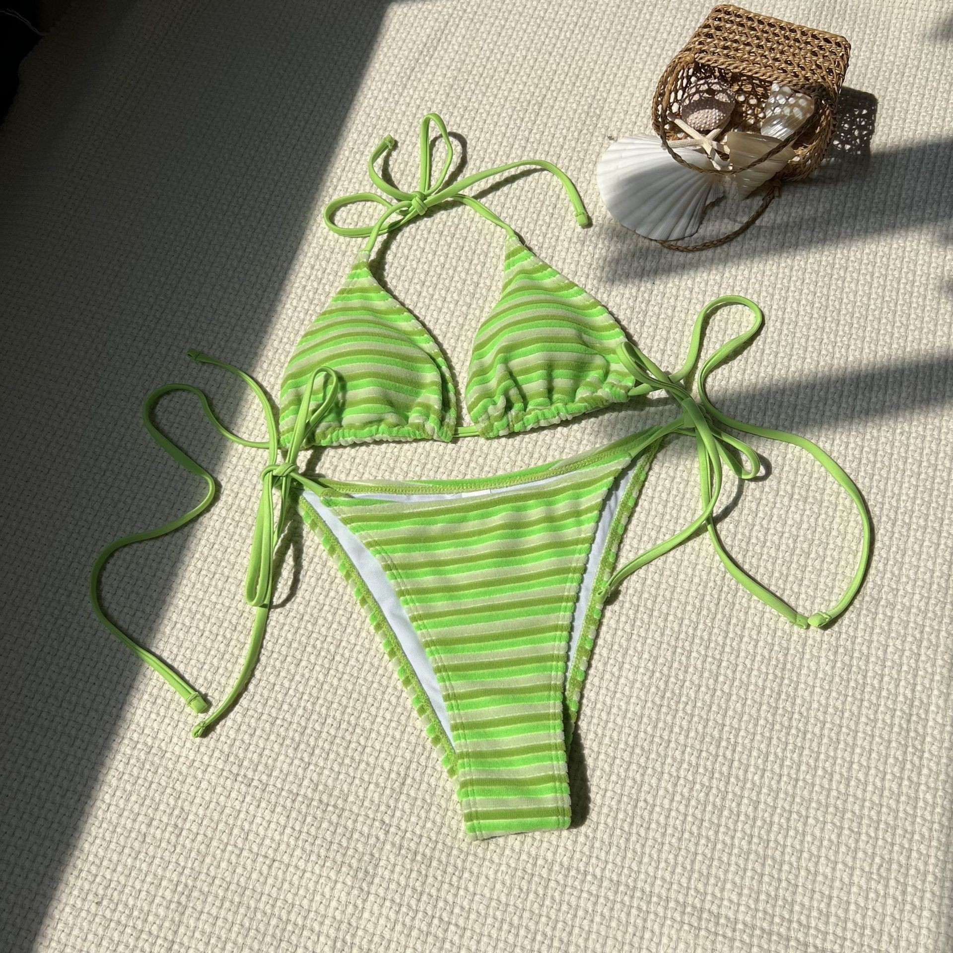 Hot Lingerie Bikini Triangle T - Swimsuit Bikini Ruched recensione e prezzo
