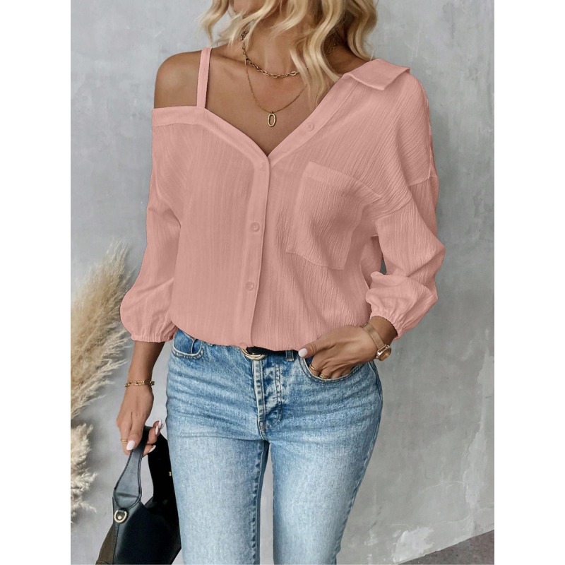 Plus Size1XL-5XL Women Blouses - Blouse Off Shoulder recensione e prezzo