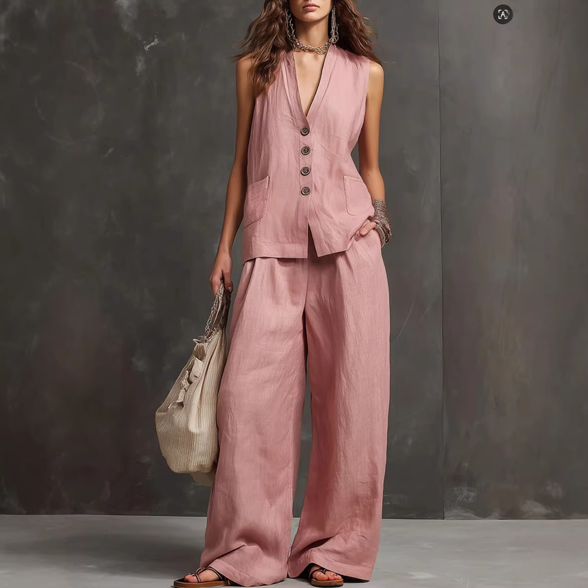 2026 summer women's clothing l - Linen Pant Wide recensione e prezzo