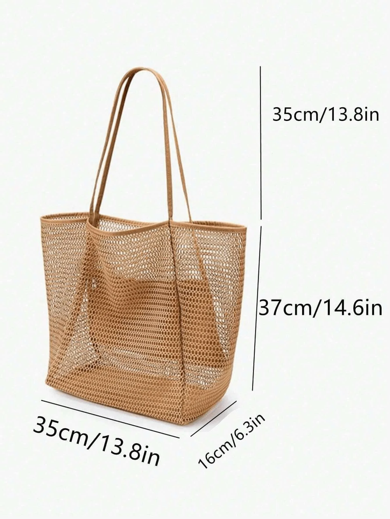 1pc Mesh Beach Tote Bag, Outdo - Tote Bag Beach recensione e prezzo