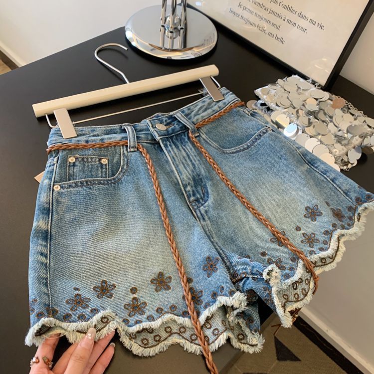 Breathable Vintage Denim Short - Shorts Denim Frayed recensione e prezzo