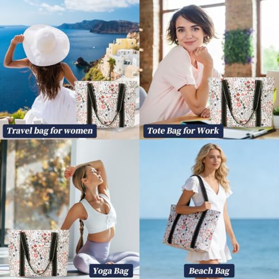 Tote Bag for Women with Laptop - Tote Bag Beach recensione e prezzo