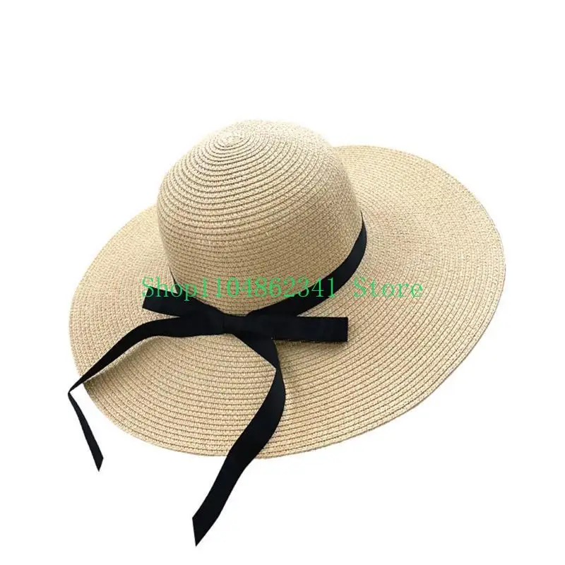 652F Elegant Floppy Straw Hat  - Hat Floppy Wide recensione e prezzo